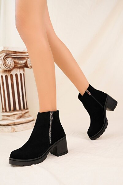 NESKA Siyah Süet Kadın Bot