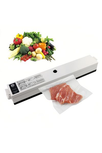 COOYA Vacuum Sealer Machine,With 15 Piece Pouch,Small and light,Kitchen Utensils,for food sealing,Blue