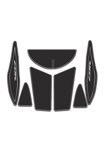 Redline Grafik CBR 500R 2025 Model Karbon Çamurluk Pad Set Sticker 7 Parça Re...