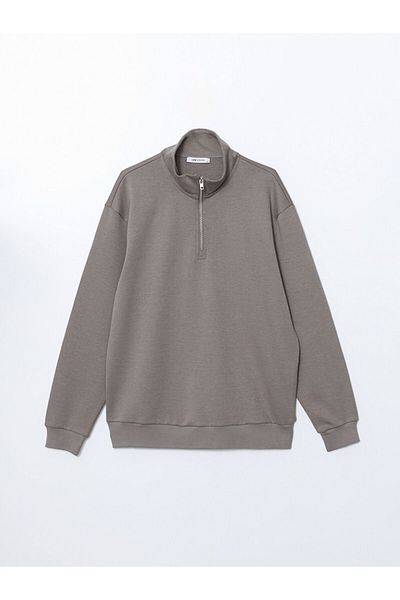 LC Waikiki LCW Vision Stand Collar Long Sleeve Men's Sweatshirt