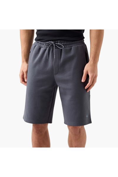 Kappa Logo Detail Shorts With Drawstring Closure And Pockets