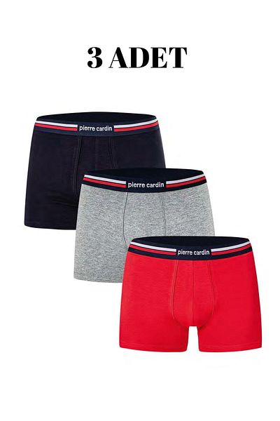 Pierre Cardin Ανδρικό, Stretch, 3 τεμαχίων Προίκα Boxer (Κουτί)