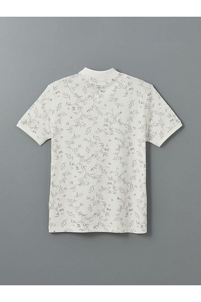 LC Waikiki Ανδρικό μπλουζάκι Polo με κοντό μανίκι με σχέδιο
