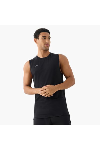 Kappa Logo Print Sleeveless T-shirt