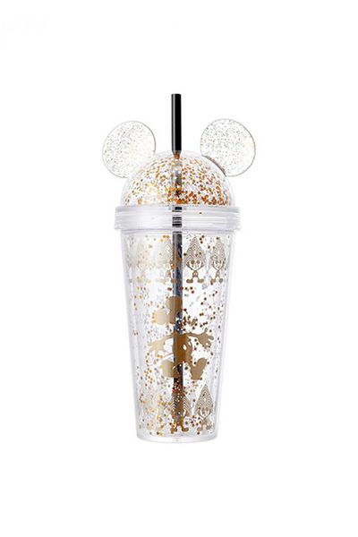 Miniso Cup with a bottle - 420 ml - Mickey Mouse