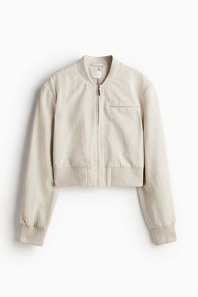 H&M Cropped bomber jacket