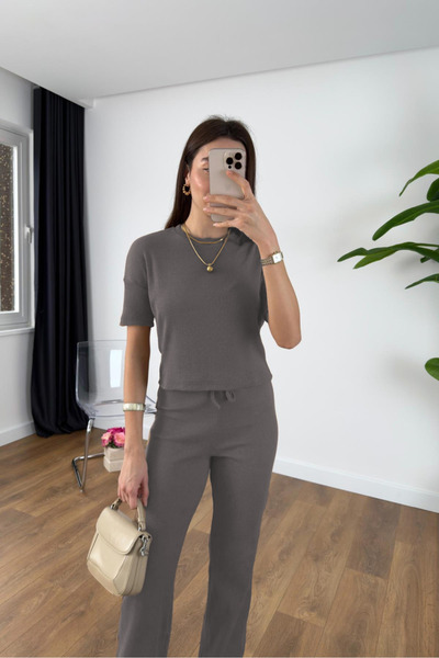 OKULCUBABA Set de vară din twill, model premium, pentru femei