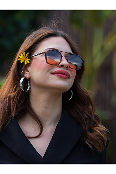 Angel Eyes Siyah Degrade Camlı Leopar Çerçeveli Kadın Güneş Gözlüğü Ae0039c1-3