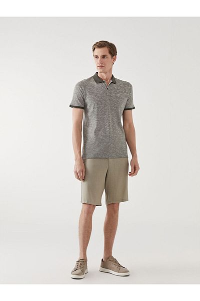LC Waikiki Ανδρικό μπλουζάκι LCW ECO Polo με μοτίβο πικέ