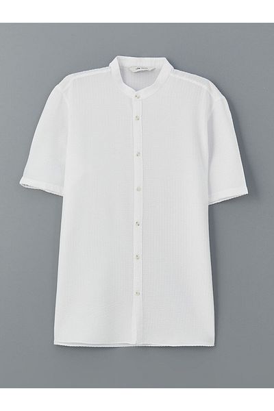 LC Waikiki Ανδρικό πουκάμισο New Season Regular Fit Seersucker - S5BD70Z8