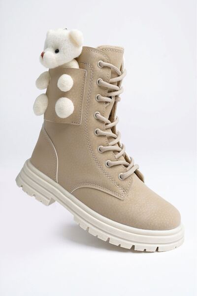 Jomoti Ayıcıklı Krem Çocuk Bot