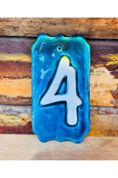 ATÖLYE SAİT Ceramic Door Number