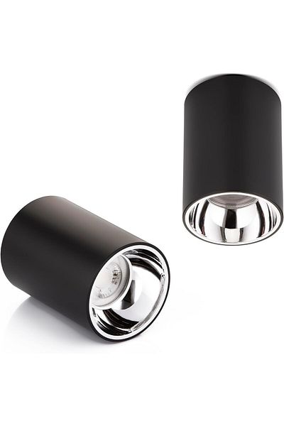 ULTRAS PERA 4000K Black-Chrome Surface Mounted Led Spotlights