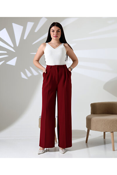 COCOCİX Bol Paça Model Kumas Pantolon