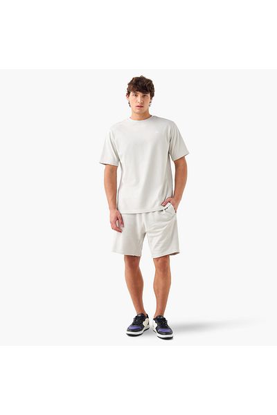 Kappa Textured Shorts with Drawstring Closure and Pockets