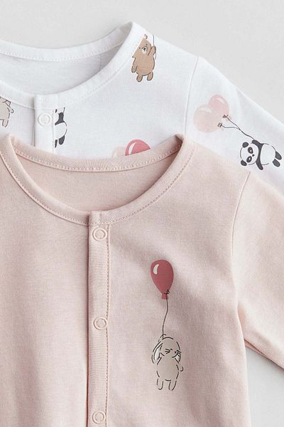 H&M 2-pack patterned cotton pyjamas