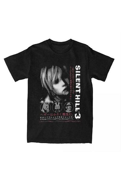 Köstebek Μαύρο κοντομάνικο μπλουζάκι Silent Hill 3 (Unisex).