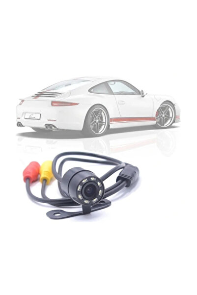 Tiger Marketing Araba Geri Görüş Kamerası 8 Ir Ledli Gece Görüşlü Çift Aparat...