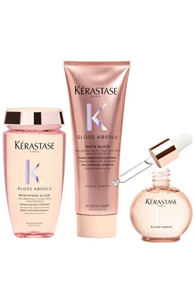 Kerastase Kérastase Gloss Absolu-Parlaklık Bakım Seti-ŞAMPUAN/SAÇ KREMİ/SERUM