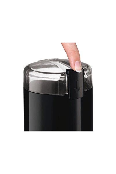 Bosch Rasnita de cafea Bosch TSM6A013B, 180 W, 75 g, cutit otel inoxidabil, Negru