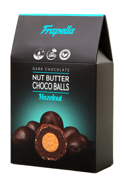 Frapella Bitter Çikolata Kaplı Ezme Dolgulu Hurma Topları Mix 120 Gr. x 3 Adet
