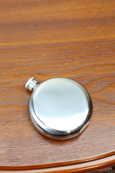 imsaconcept Stainless Steel Round 5 oz Single Flask