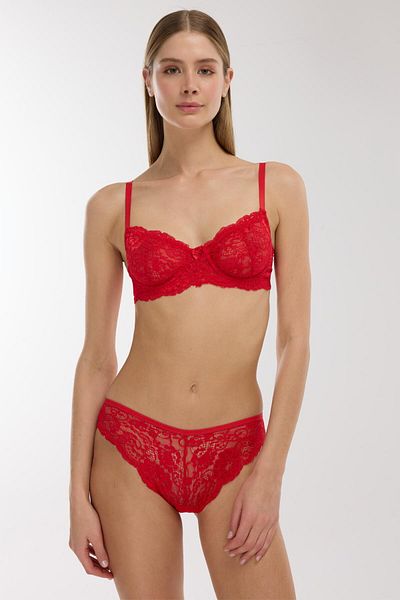 AYYILDIZ 3663 Red Bra Set