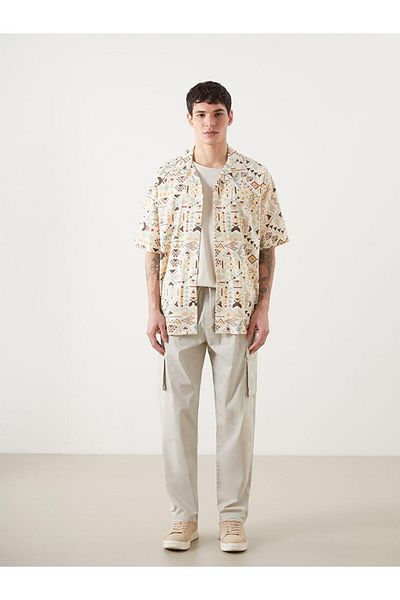 LC Waikiki Ανδρικό πουκάμισο με κοντό μανίκι XSIDE Regular Fit
