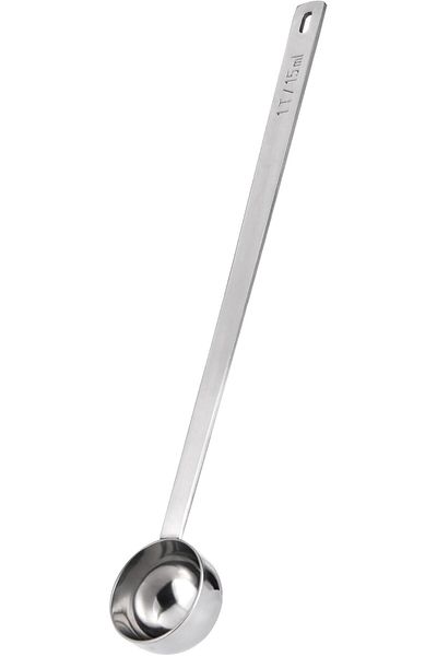 COOYA Coffee Scoop, 18/8 Stainless Steel 25.1cm Long Handle Measuring Scooper (1Tbsp/15ml, Silver)