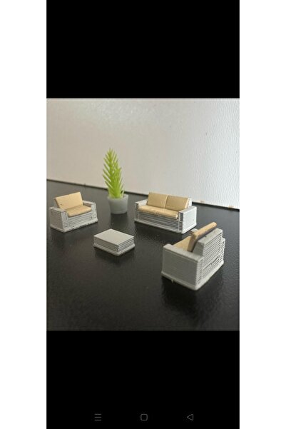 EMM DESIGN 1/100 Ölçek Koltuk Takımı