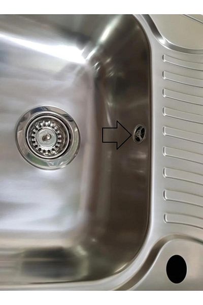 Teka Big Head 50000135   Sink Siphon with Overflow