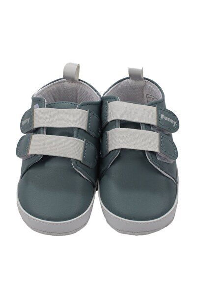 bebegen Baby Boy Indigo Elastic Velcro Leather Shoes Leather Shoes