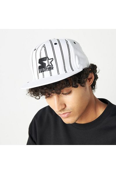 Starter Embroidered Striped Cap with Adjustable Strap