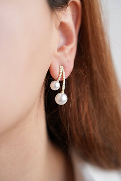 Ladies&Gentlemen النحاس الذهب اللون الزركون حجر قلادة مصباح نموذج اللؤلؤ التف...