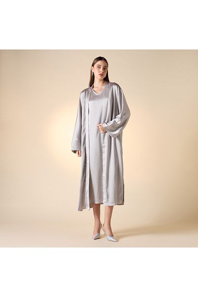 Iconic Textured Sleeveless Dress with Shrug