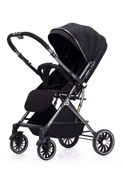 BabyCara Ultra Lightweight Baby Stroller Grey Frame Compact Folding for Travel Cabin