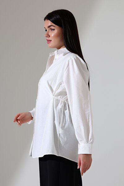 ensade Cămașă țesătă cu dantelă laterală