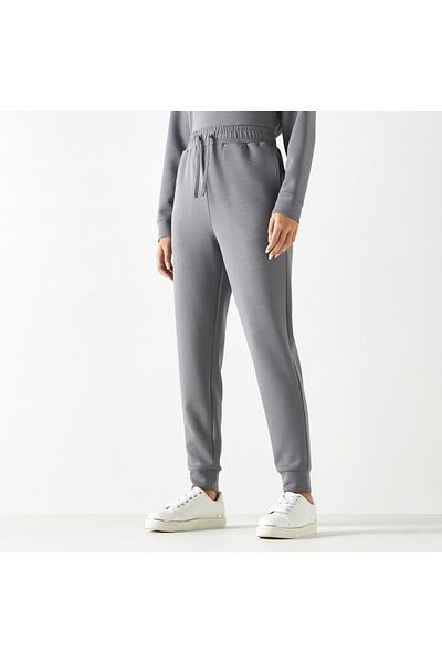 Adot Solid Joggers with Drawstring Closure and Pockets