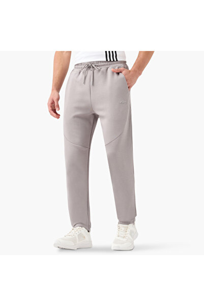 Kappa بنطال رياضي بتفاصيل الشعار مع رباط إغلاق وجيوب