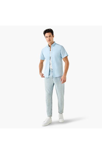 FAV Regular Fit Shirt with Short Sleeves