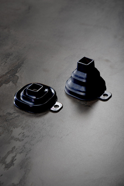 Mienda Home Mienda Home Katlanır Yer Kaplamaz Siyah Renk Silikon Huni