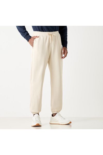 Adot Textured Joggers With Pockets And Drawstring Closure