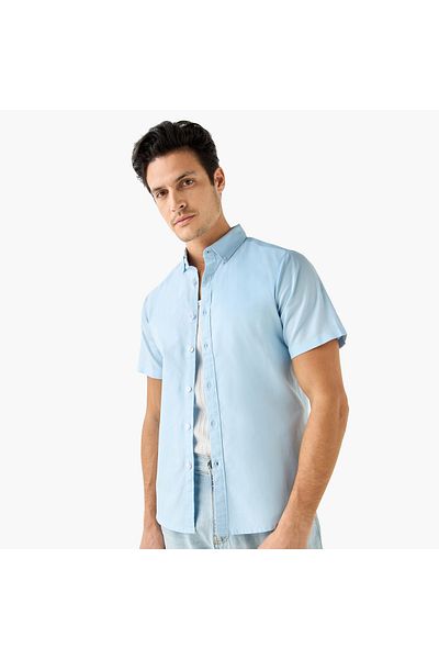 FAV Regular Fit Shirt with Short Sleeves