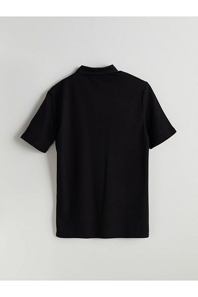 LC Waikiki Ανδρικό μπλουζάκι Natuvera Modal Mixed Polo Neck Basic