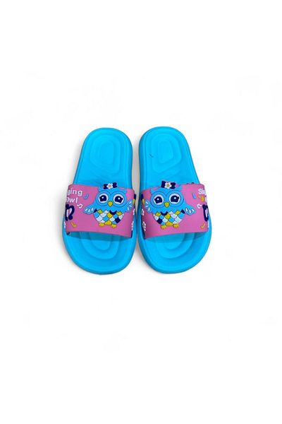 CihanShoes Purple Colored Gezer Girl's Daily Slippers - Beach, Pool, Bath
