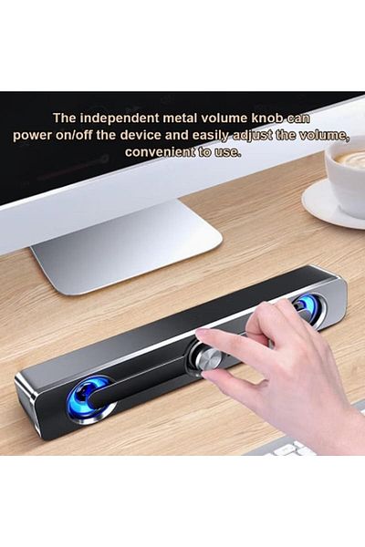 COOYA Computer Speakers, Multimedia System, USB Powered Strong Bass for PC Smartphone Tablet