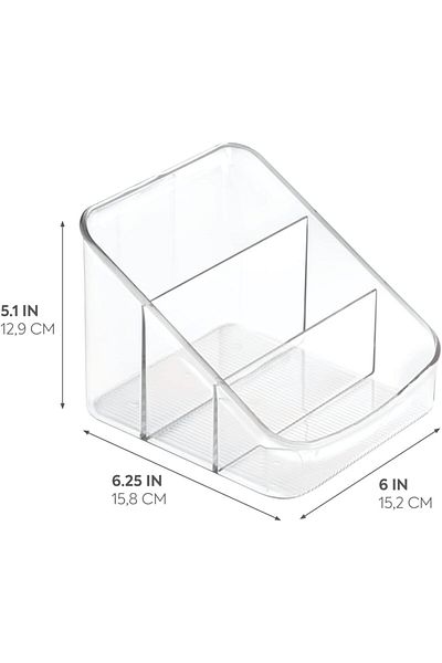 COOYA Plastic Clear Spice Storage Unit, Compact Herb, Spice Rack Ideal For Cans