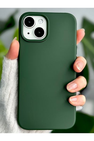 Go Aksesuar حافظة إطلاق من السيليكون السائل المخملي المقاوم للبقع متوافقة مع هاتف Iphone 13 - 14 - 15