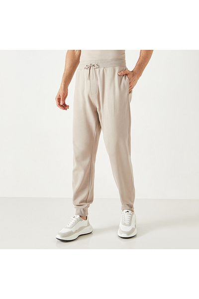 Emperor Applique Detail Joggers with Drawstring Closure