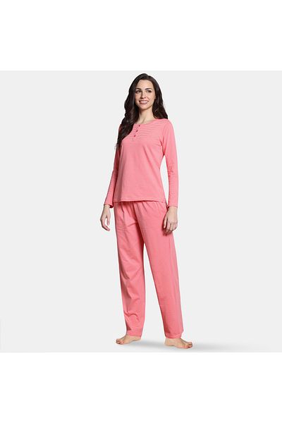Zivame Zivame Striped Pyjama Set